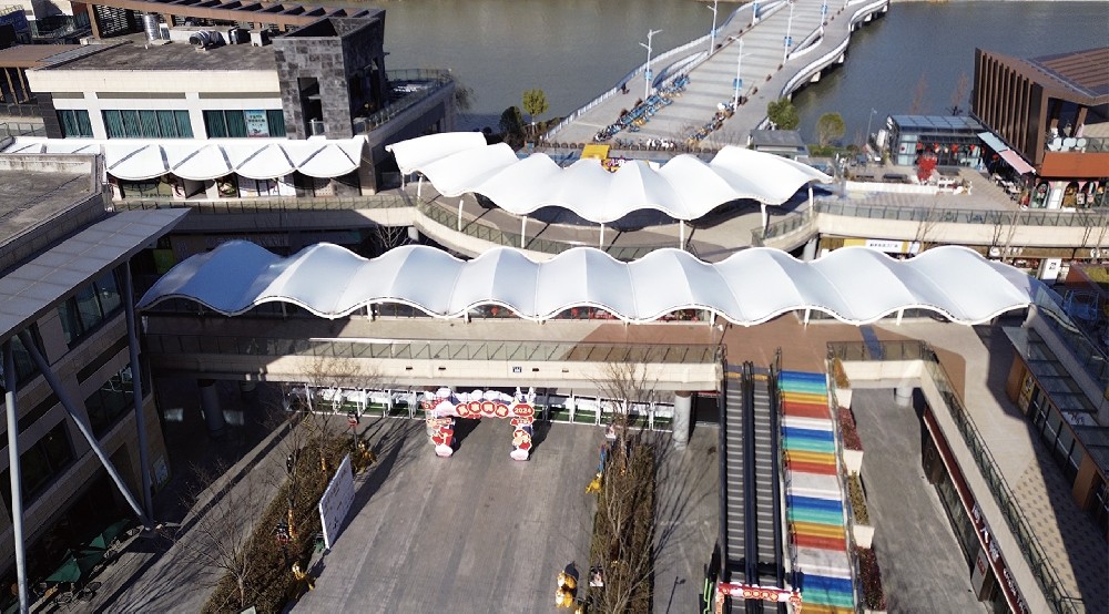 宁波开元商业广场膜结构