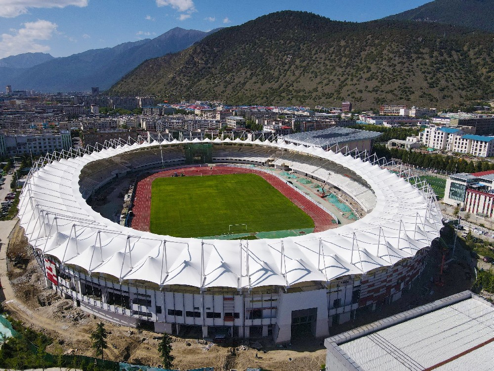 林芝体育场PTFE膜结构项目